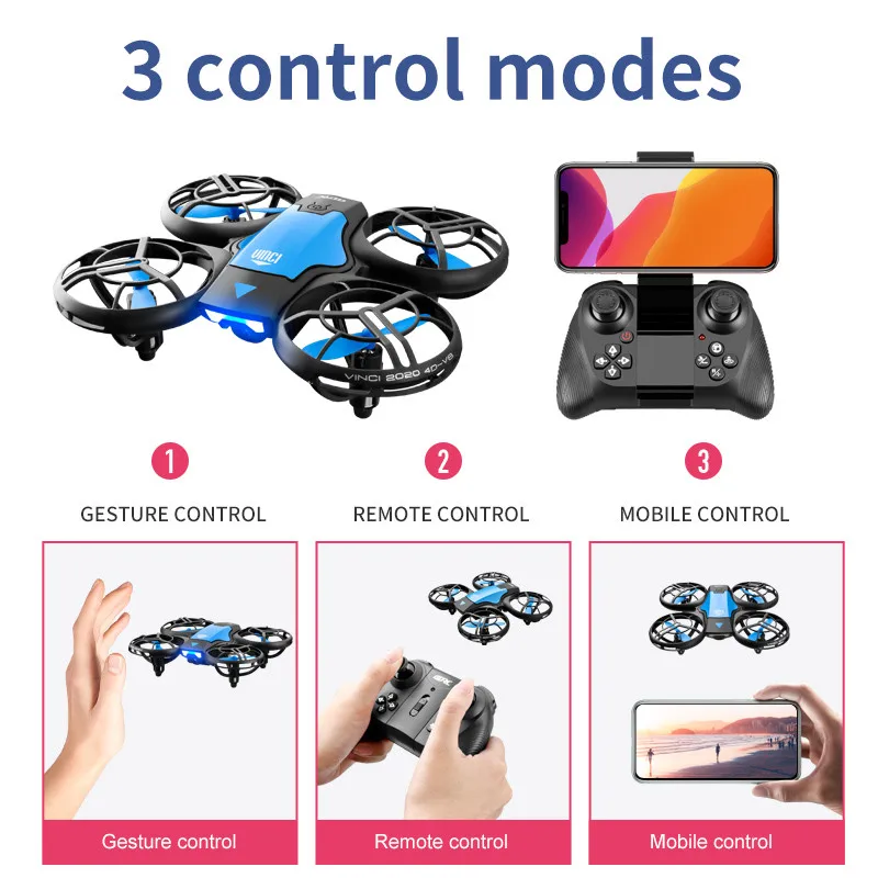 V8 New Mini Drone 4K Professio - đánh giá và giá Rc Helicopter Case